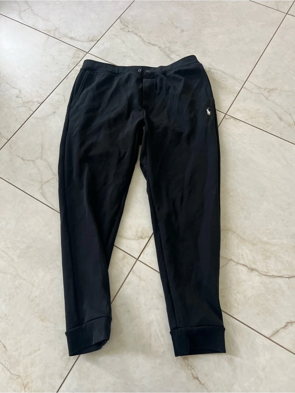 Polo Ralph Lauren Black Jogger Sweatpants Size XL